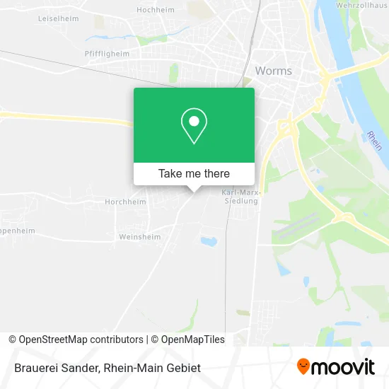 Карта Brauerei Sander