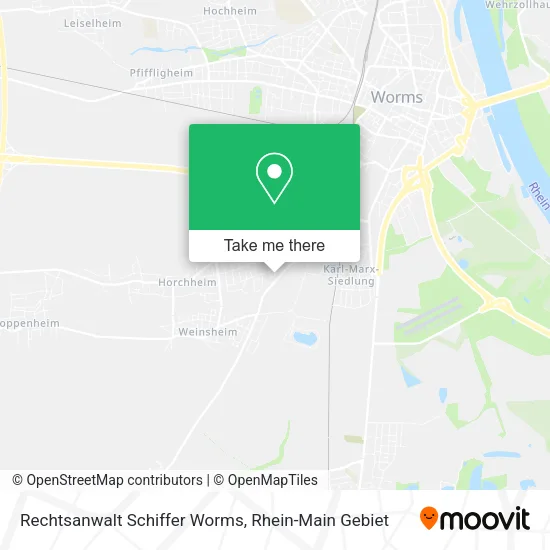 Карта Rechtsanwalt Schiffer Worms