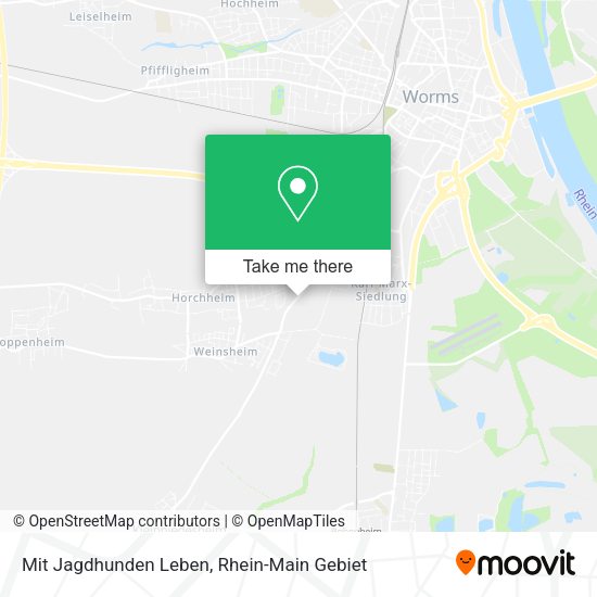 Карта Mit Jagdhunden Leben