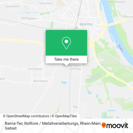 Карта Bama-Tec Rolltore / Metallverarbeitungs