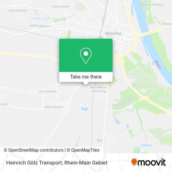 Карта Heinrich Gölz Transport