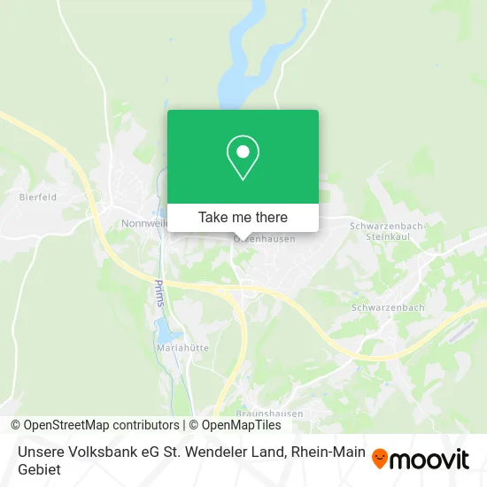 Карта Unsere Volksbank eG St. Wendeler Land
