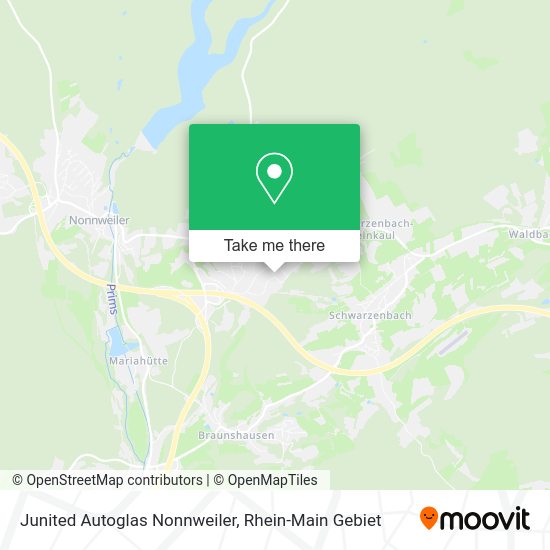 Карта Junited Autoglas Nonnweiler