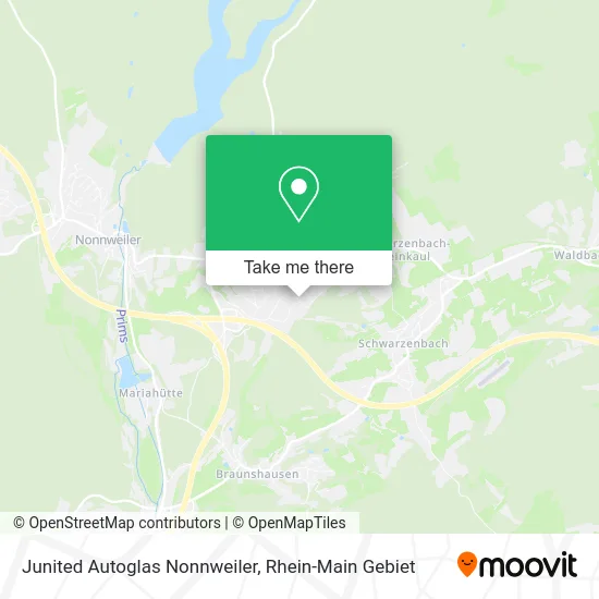 Карта Junited Autoglas Nonnweiler