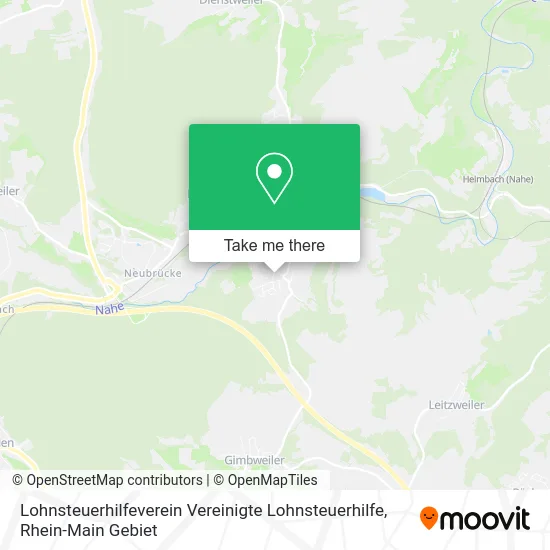 Карта Lohnsteuerhilfeverein Vereinigte Lohnsteuerhilfe