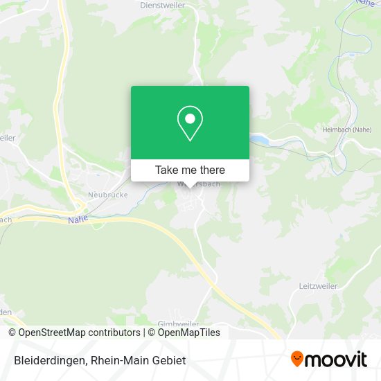 Карта Bleiderdingen