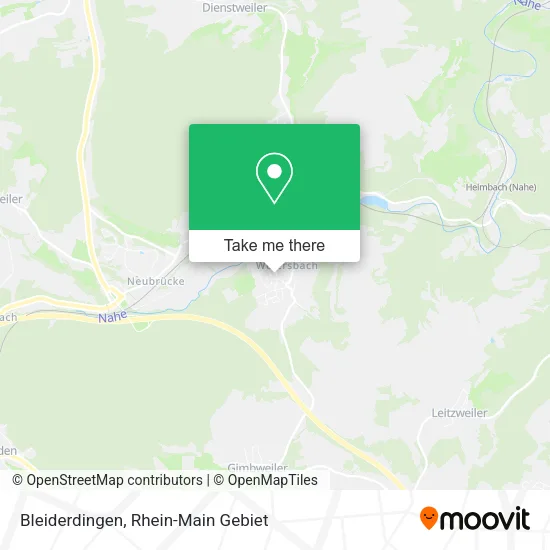 Карта Bleiderdingen
