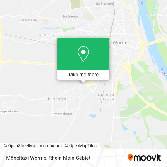 Карта Möbeltaxi Worms