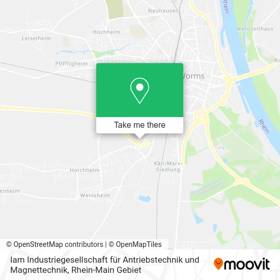 Карта Iam Industriegesellschaft für Antriebstechnik und Magnettechnik