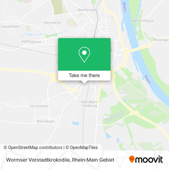 Карта Wormser Vorstadtkrokodile