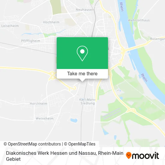 Карта Diakonisches Werk Hessen und Nassau