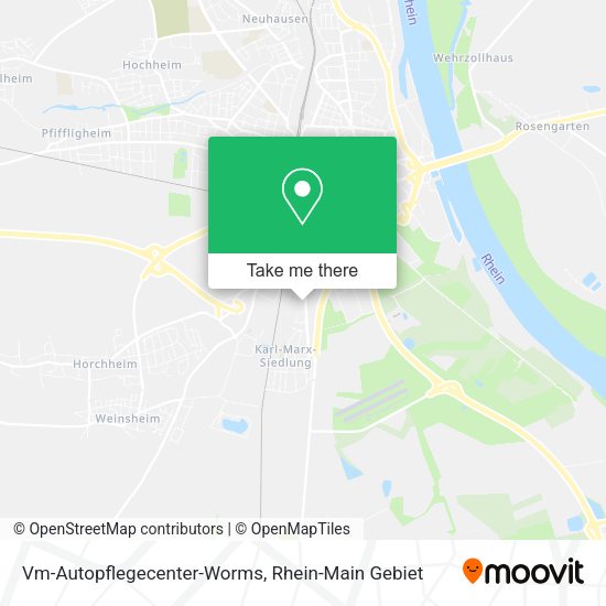 Карта Vm-Autopflegecenter-Worms