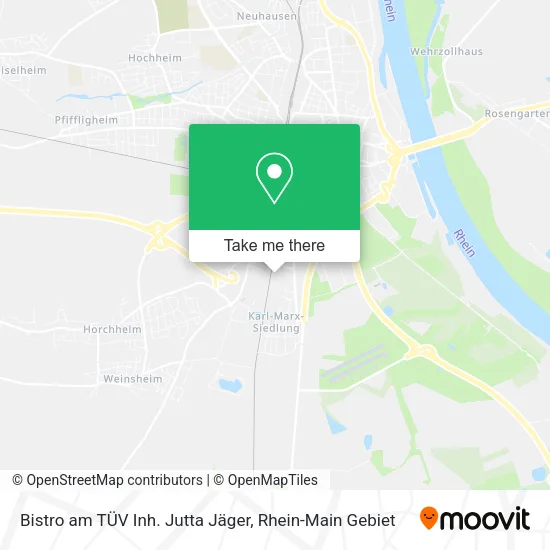 Карта Bistro am TÜV Inh. Jutta Jäger