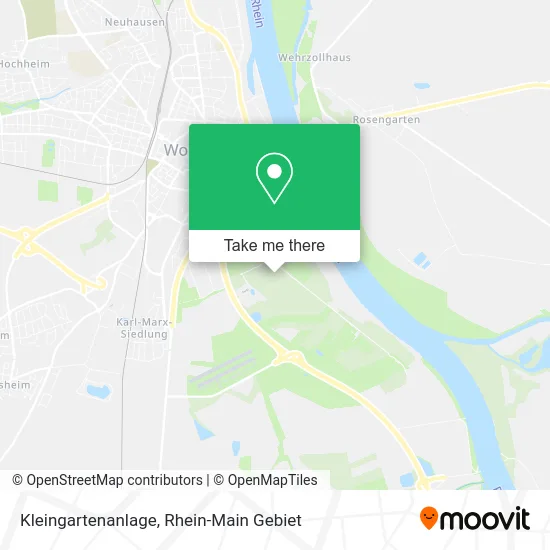 Карта Kleingartenanlage
