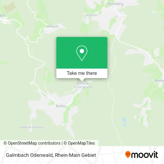 Карта Galmbach Odenwald