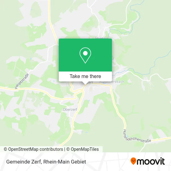 Карта Gemeinde Zerf