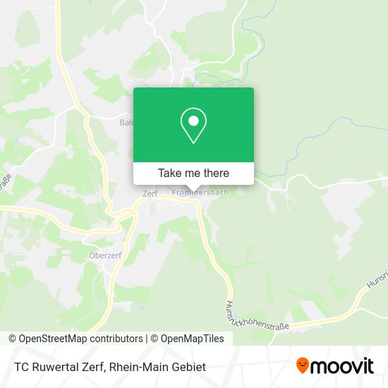 Карта TC Ruwertal Zerf