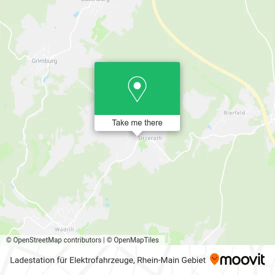 Карта Ladestation für Elektrofahrzeuge