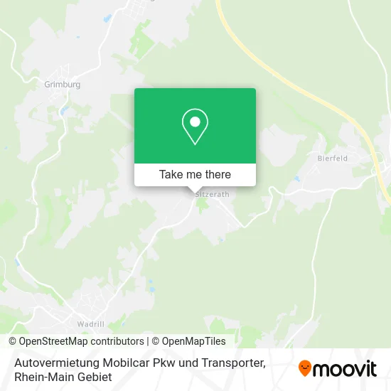 Карта Autovermietung Mobilcar Pkw und Transporter