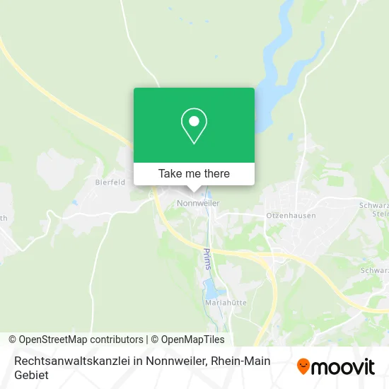 Карта Rechtsanwaltskanzlei in Nonnweiler
