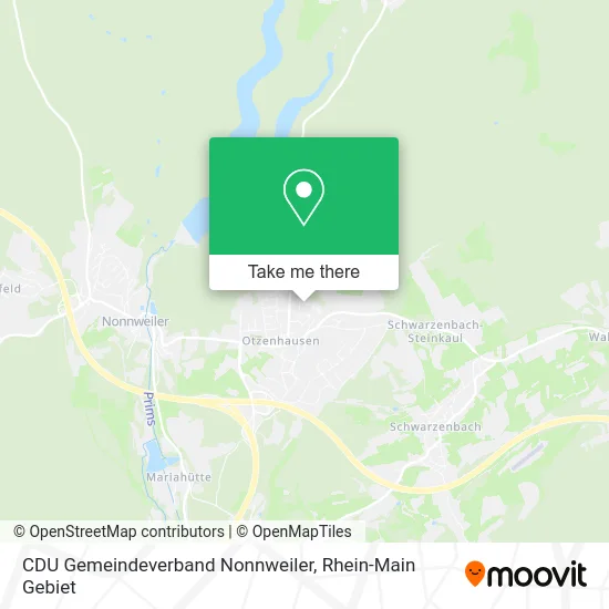 Карта CDU Gemeindeverband Nonnweiler