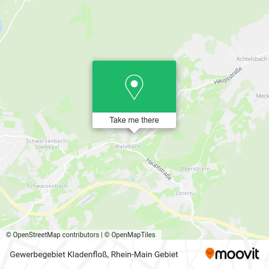 Карта Gewerbegebiet Kladenfloß