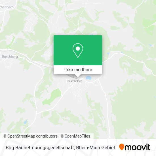 Карта Bbg Baubetreuungsgesellschaft