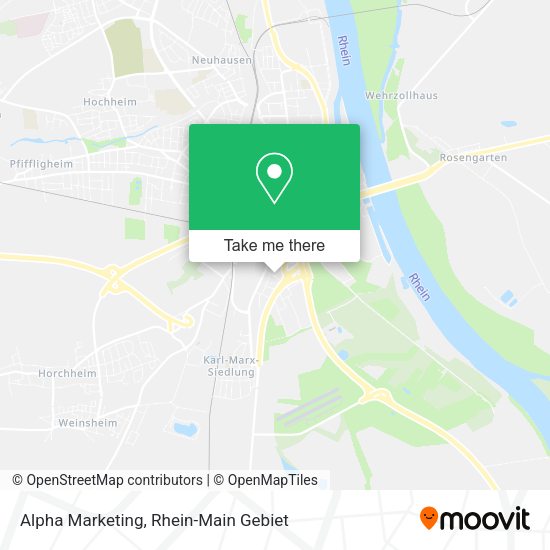 Карта Alpha Marketing