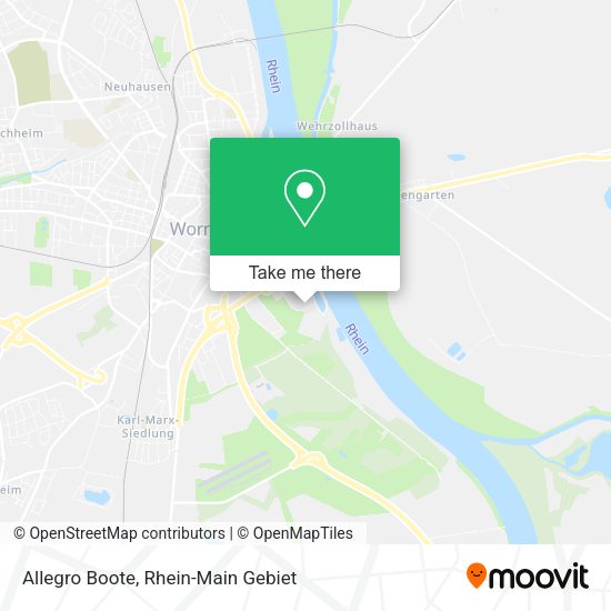 Allegro Boote map
