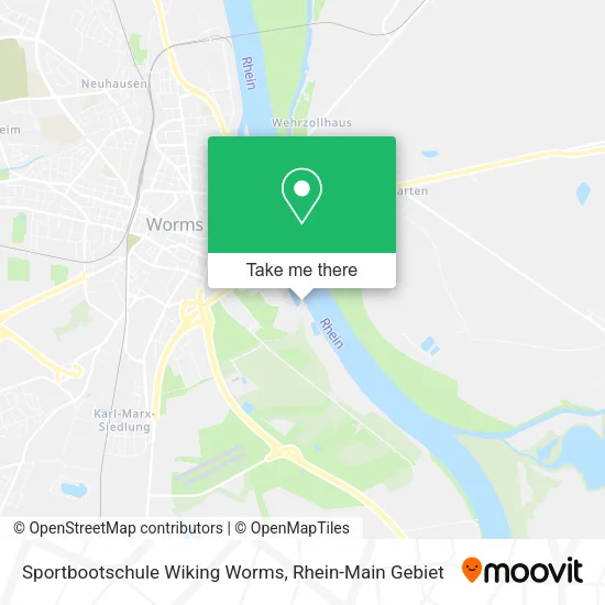 Карта Sportbootschule Wiking Worms