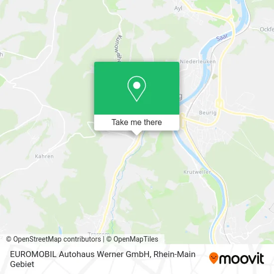 Карта EUROMOBIL Autohaus Werner GmbH