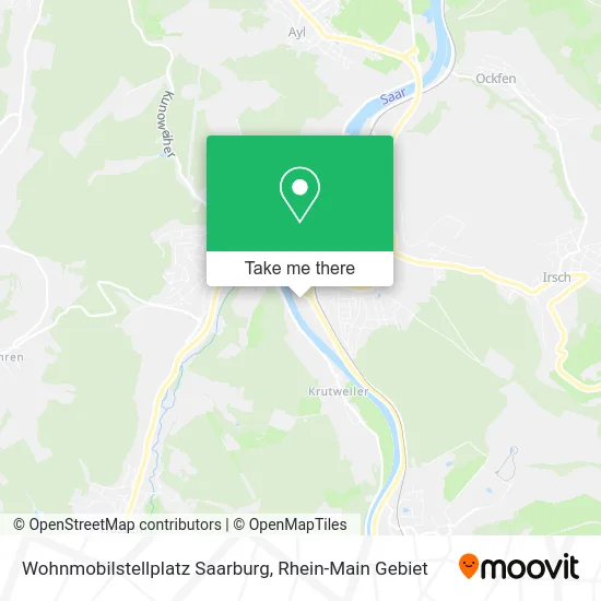 Карта Wohnmobilstellplatz Saarburg