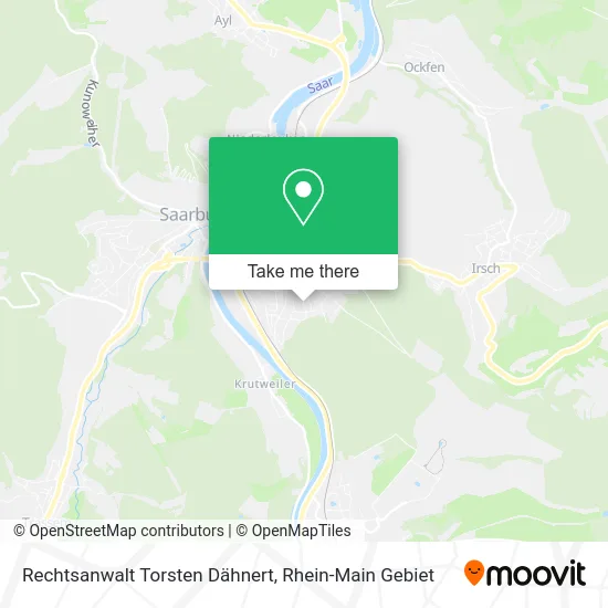 Карта Rechtsanwalt Torsten Dähnert