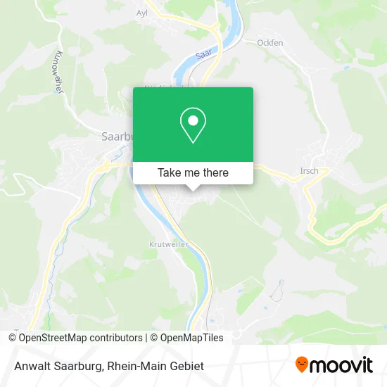 Карта Anwalt Saarburg