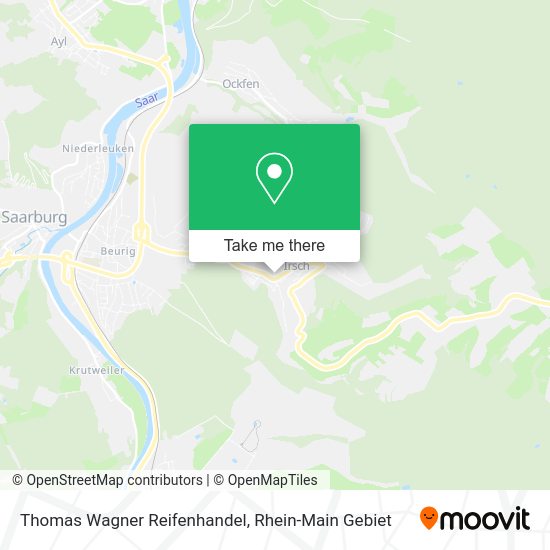Карта Thomas Wagner Reifenhandel