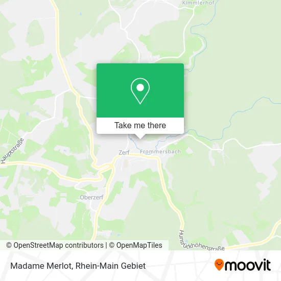 Карта Madame Merlot