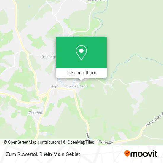 Карта Zum Ruwertal