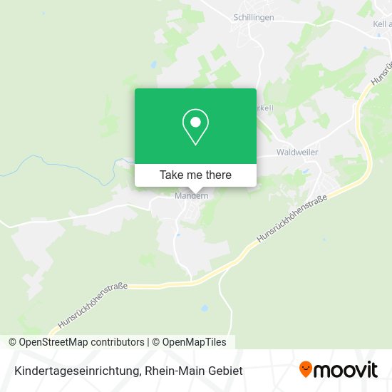 Карта Kindertageseinrichtung