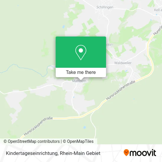 Карта Kindertageseinrichtung