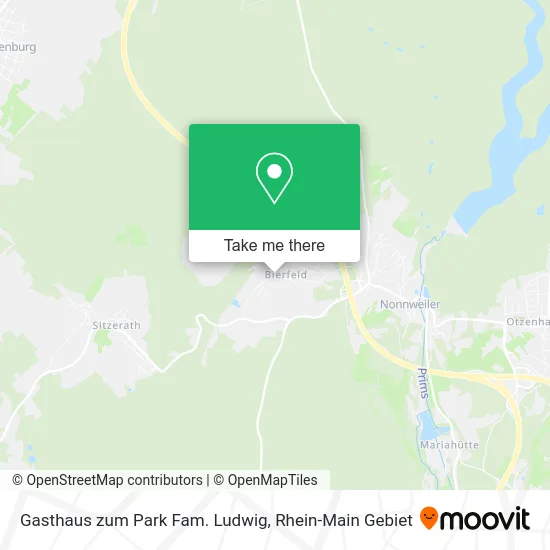 Карта Gasthaus zum Park Fam. Ludwig