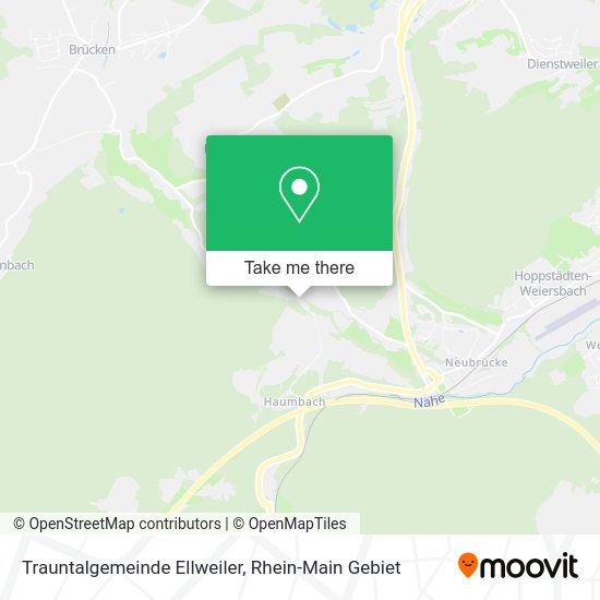 Карта Trauntalgemeinde Ellweiler