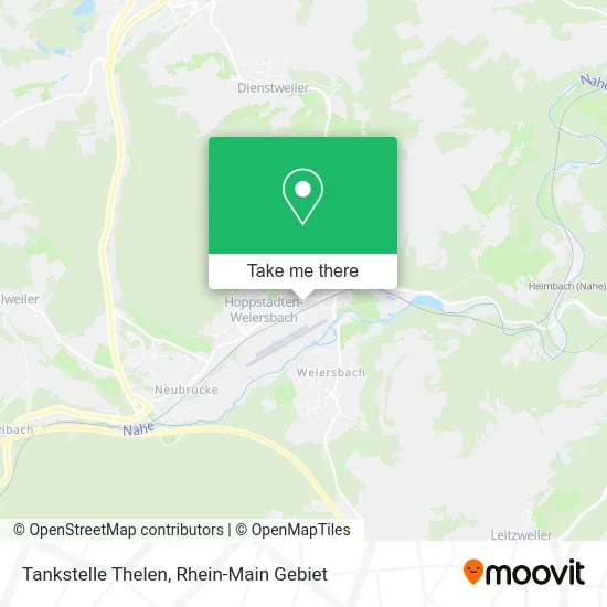 Карта Tankstelle Thelen