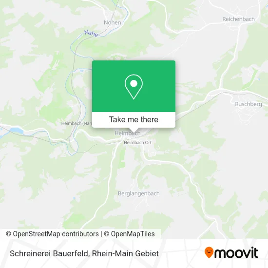 Карта Schreinerei Bauerfeld