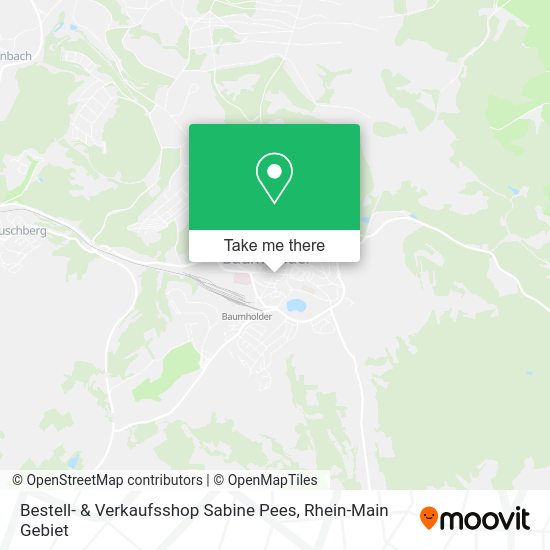 Карта Bestell- & Verkaufsshop Sabine Pees