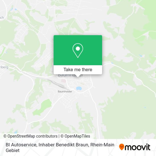 Карта Bl Autoservice, Inhaber Benedikt Braun