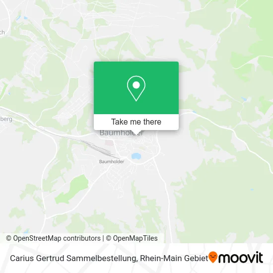 Карта Carius Gertrud Sammelbestellung