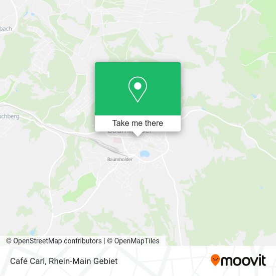 Карта Café Carl