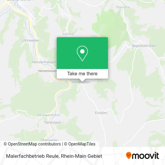 Карта Malerfachbetrieb Reule