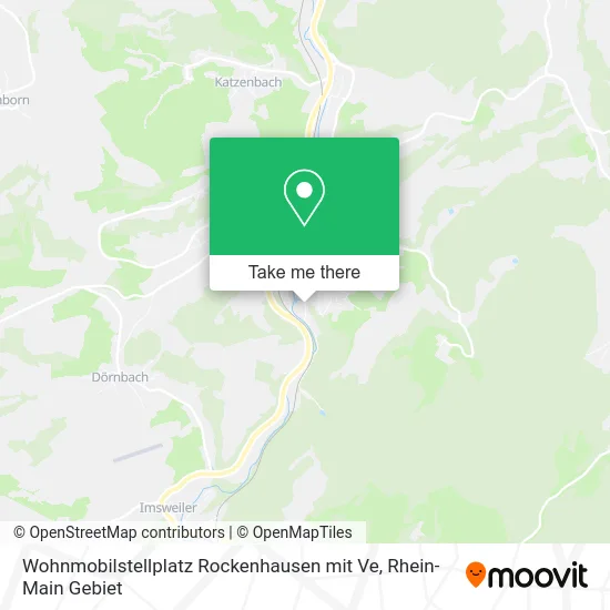 Карта Wohnmobilstellplatz Rockenhausen mit Ve
