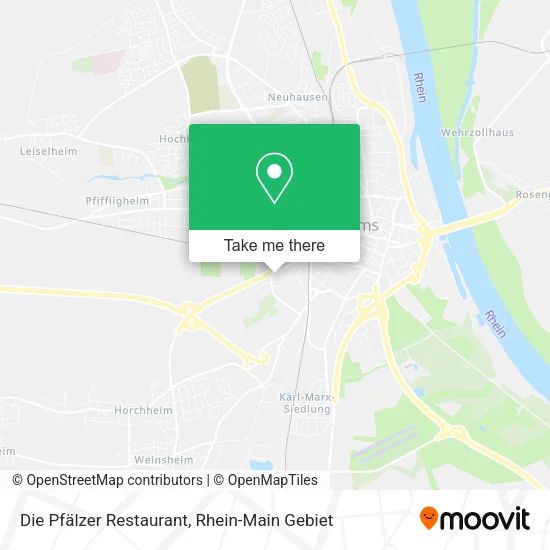 Карта Die Pfälzer Restaurant